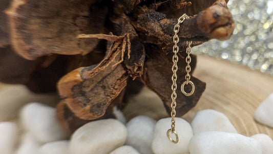 Single 18k White Gold Cable Chain