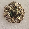 Chained heart 14k Threadless