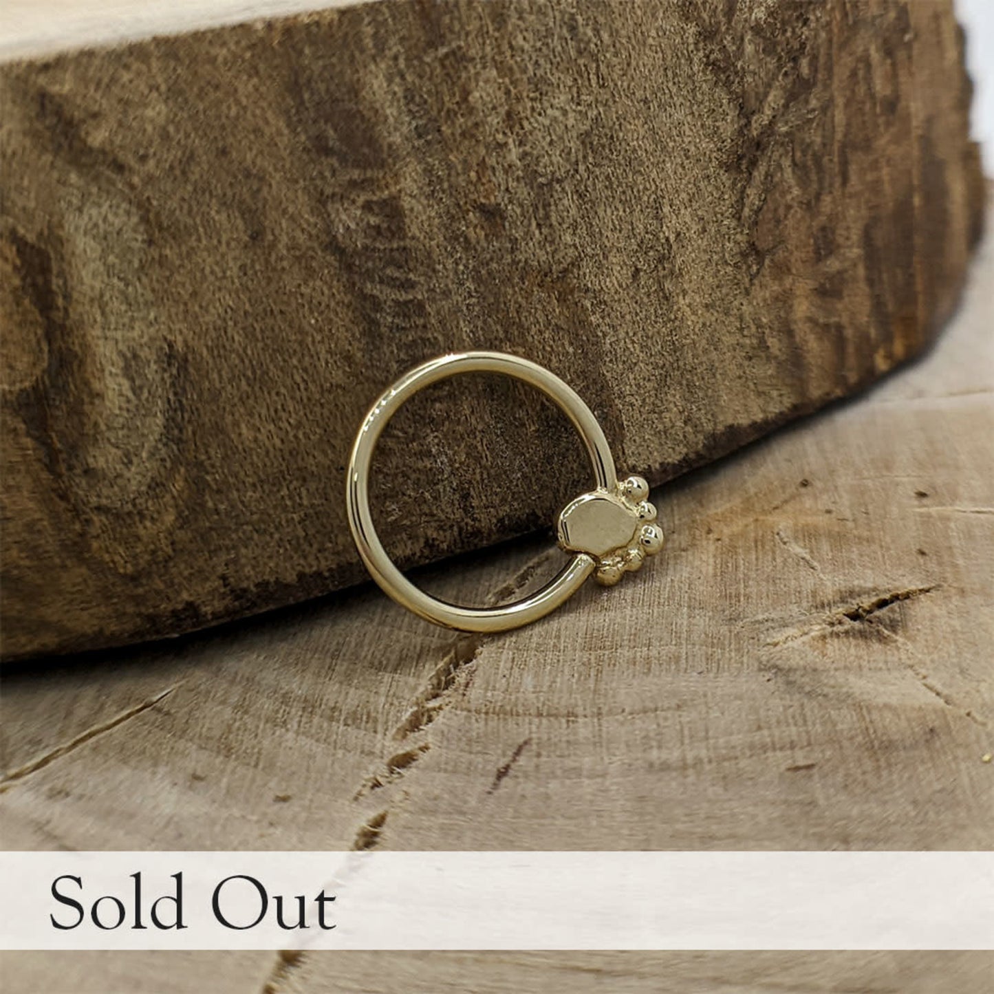 Asteroid Nugget Ring