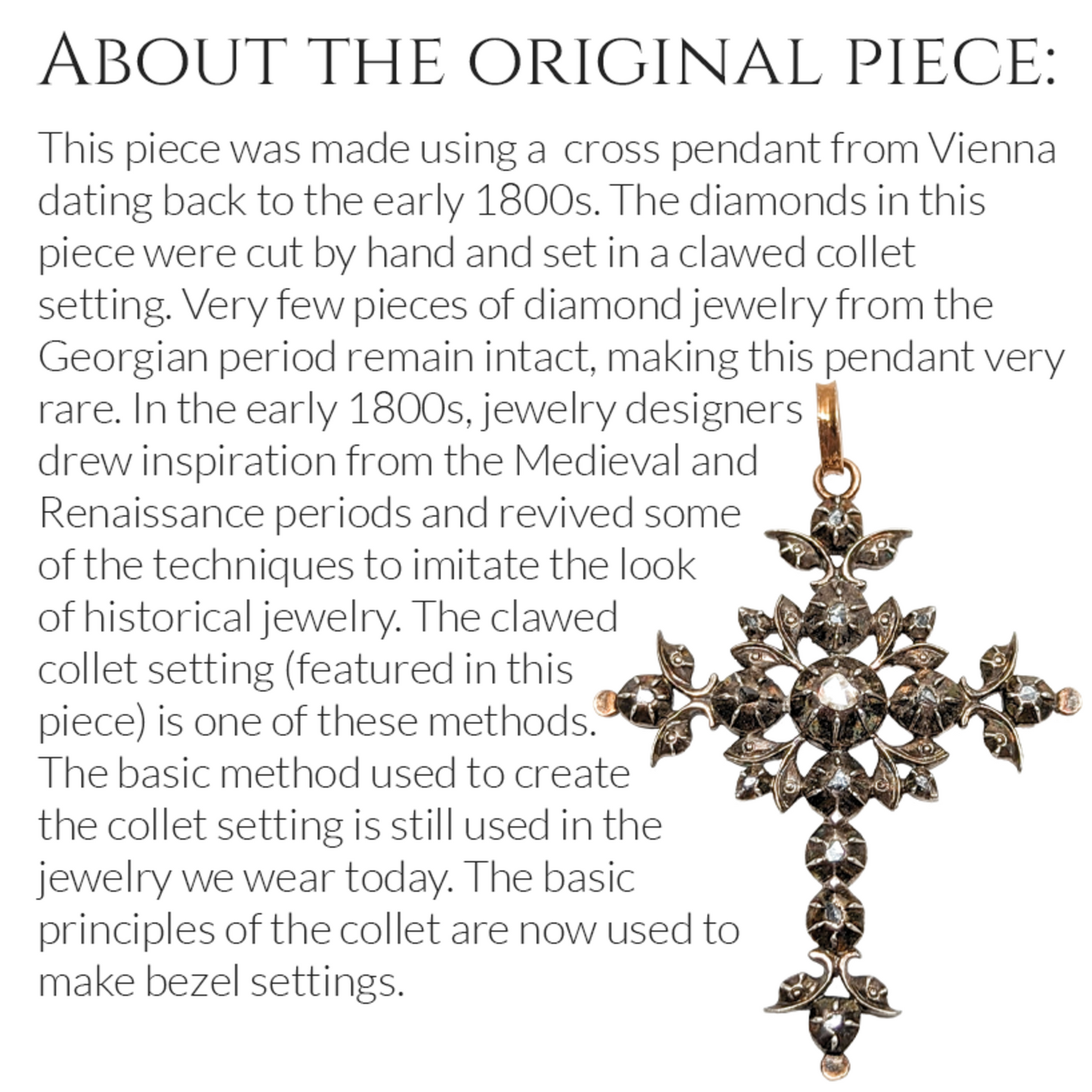 Curved Sections Ring with Diamond