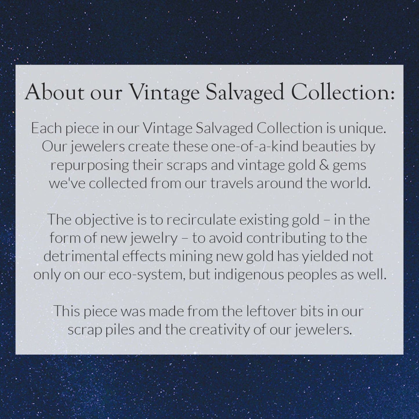 Asteroid Nugget Ring