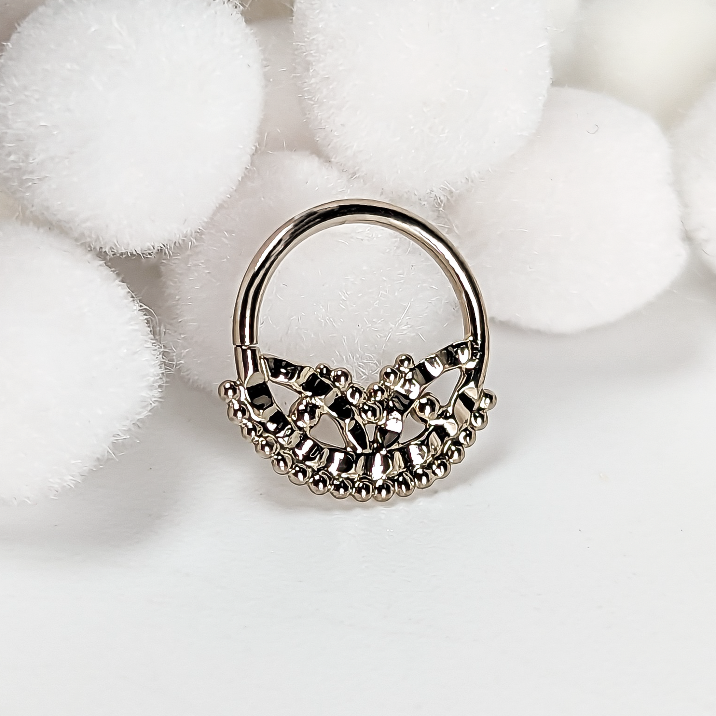 Criss Cross 18g 6mm 14k White