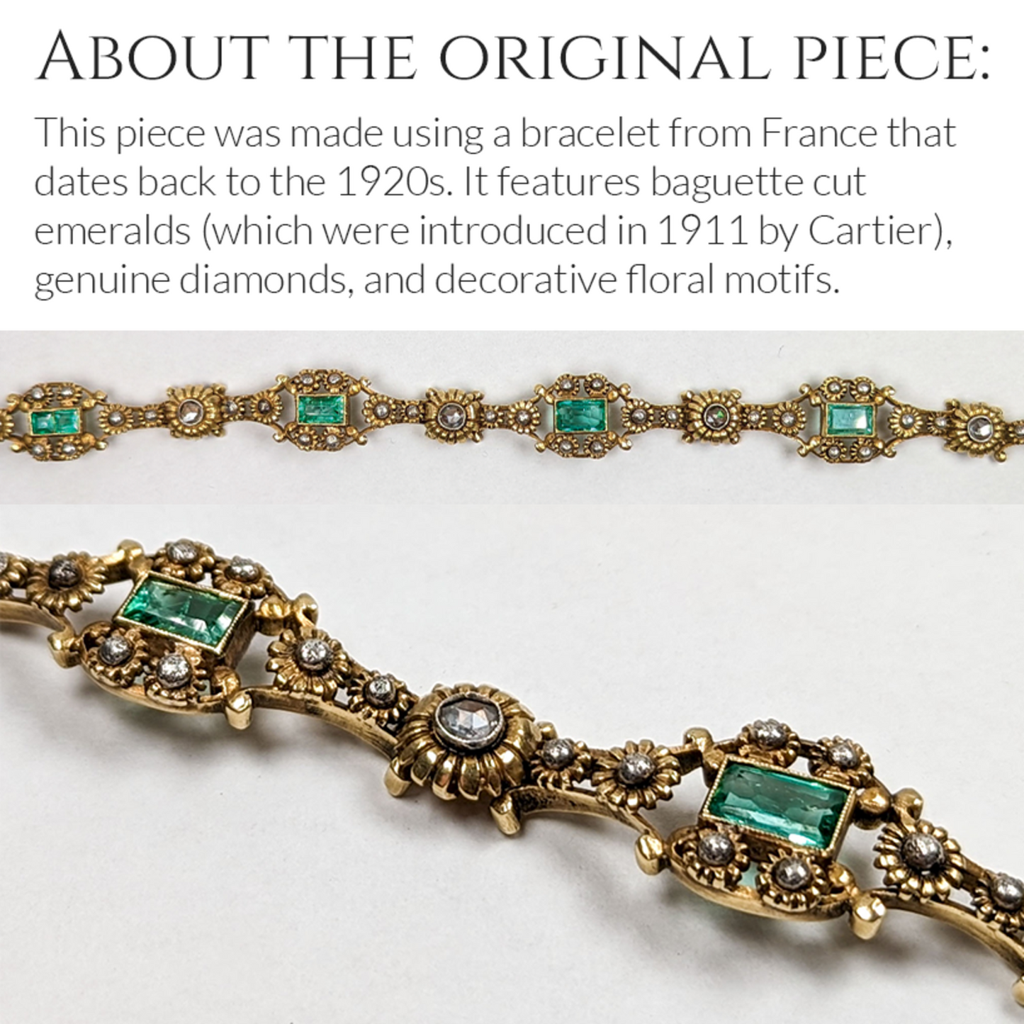 1920's Floral Diamond