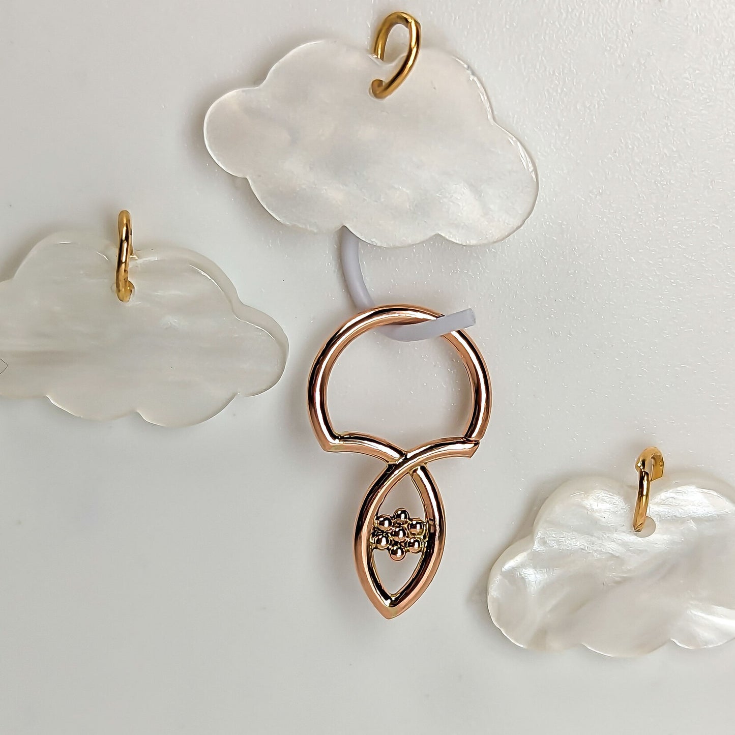 Infinite Stella 16g 9mm 14k Rose