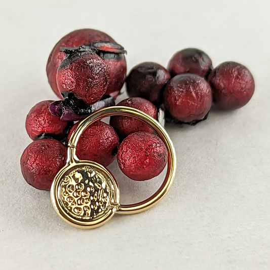 Ringed Hammer Disk Seamless Ring