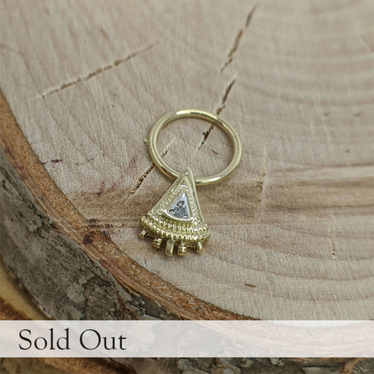 Diamond Hanger Ring