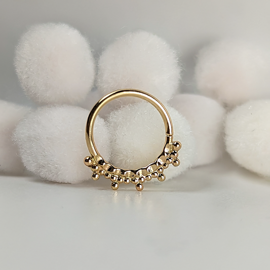 Beaded Ziggy Ring