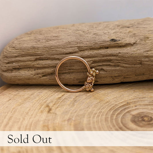 Chain & Bead Wrap Ring