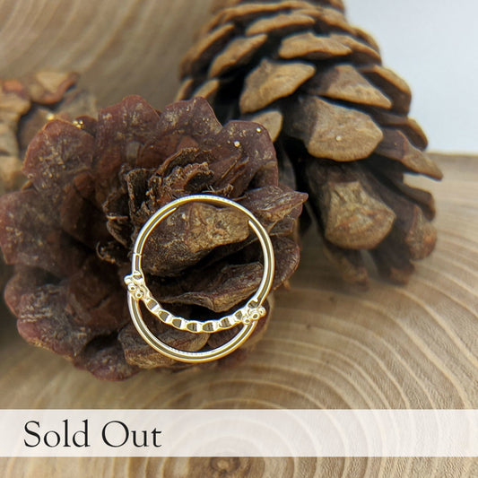 Draped Crimp Ring