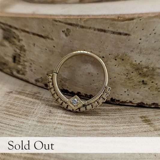 Box Chain and Diamond Ring