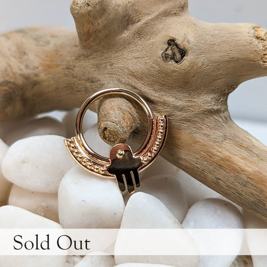 Hamsa Hand Beaded Ring