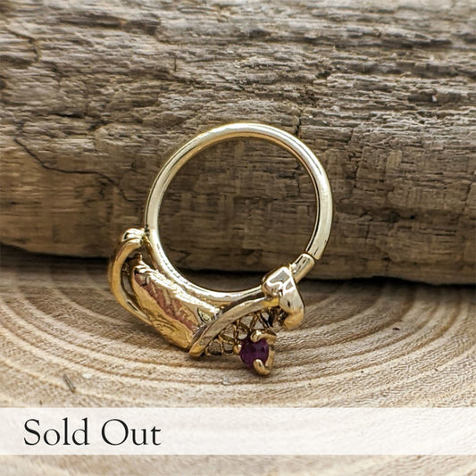 Ruby Swirl Ring