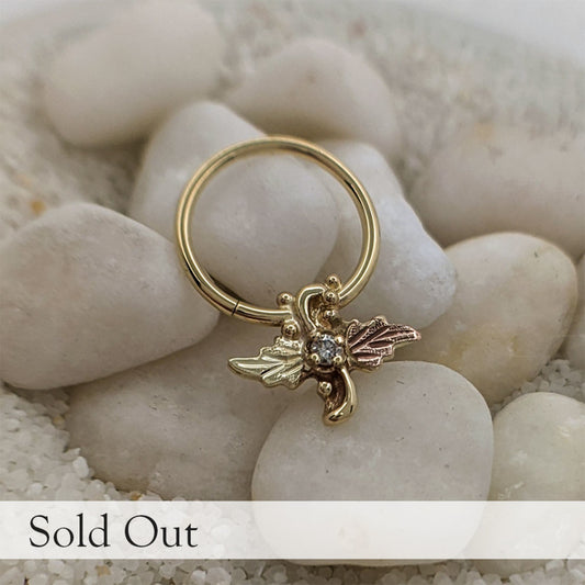 Turkish Diamond Leaf Ring