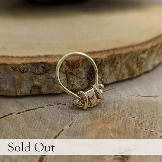 Wrapped Shield Ring
