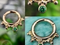 Custom Caleigh Green Ring